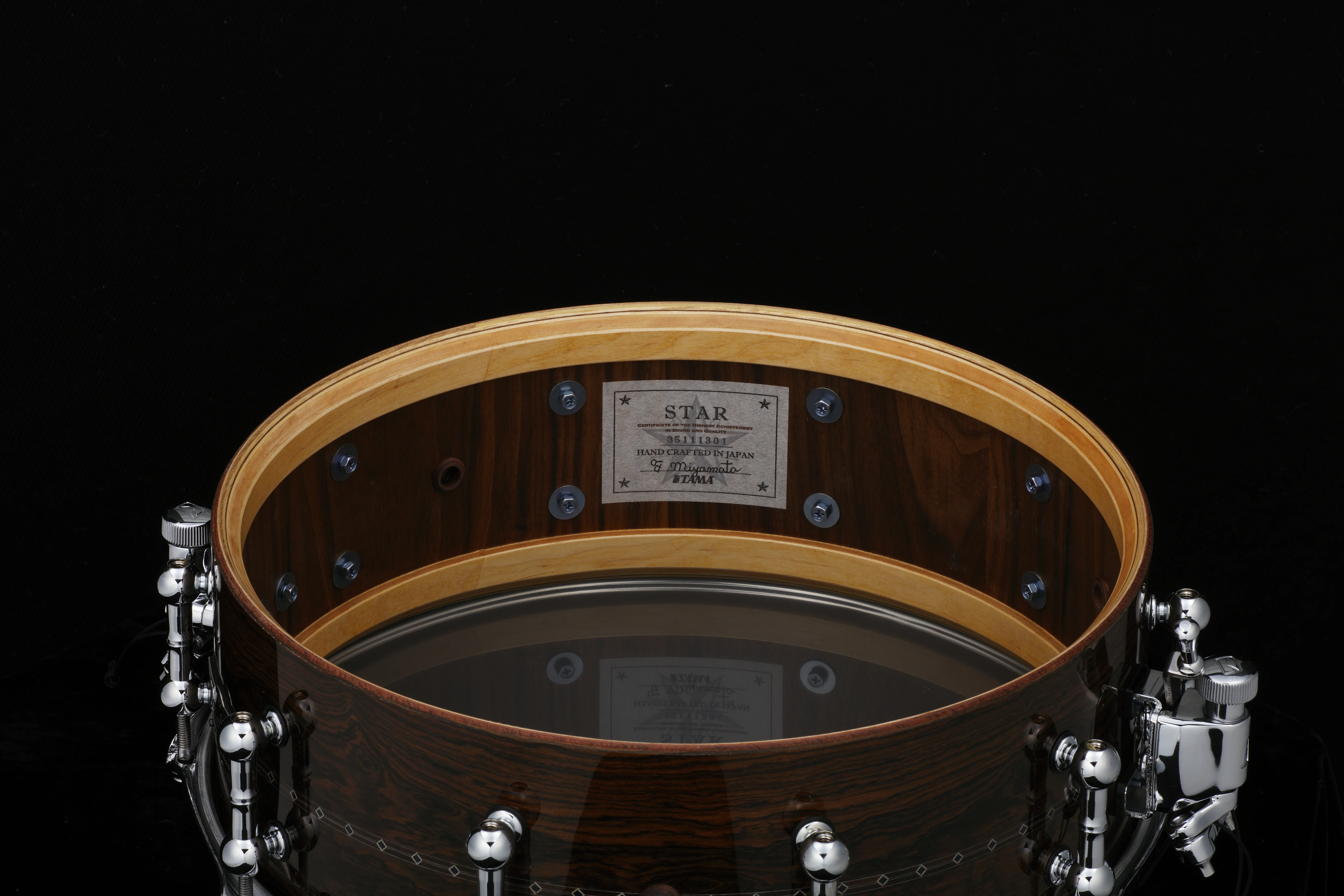 Limited Star Reserve Bubinga/Walnut Snaredrum 14" x 5"